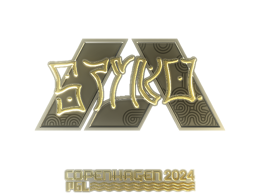 Sticker | STYKO (Gold) | Copenhagen 2024