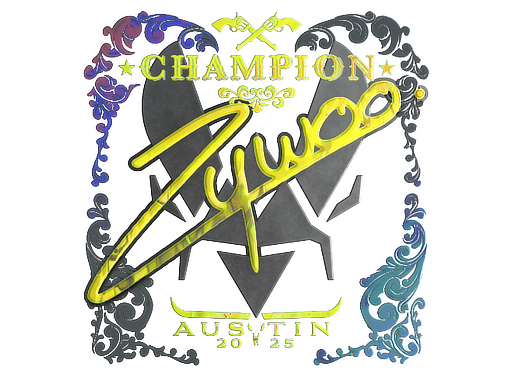 Sticker | ZywOo (Holo, Champion) | Austin 2025